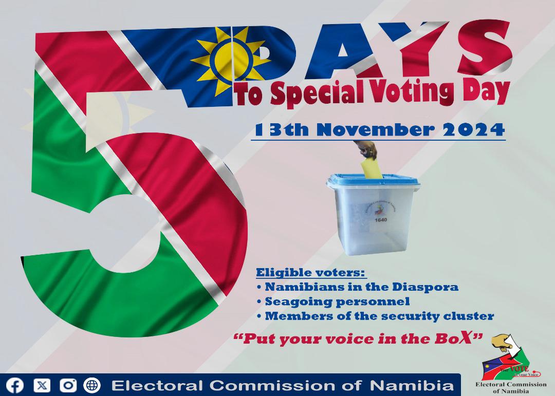 #namibiavotes2024
#Putyourvoiceinthebox
#YourVoteYourVoice