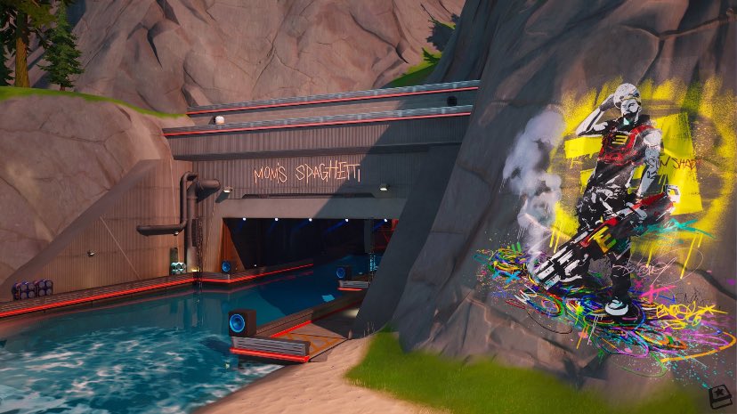 ygonalu's tweet photo. A nova gruta do eminem já está disponível no jogo,vocês irão cair lá?
#FortniteChapter2 #Fortnite https://t.co/56e4YIYApR