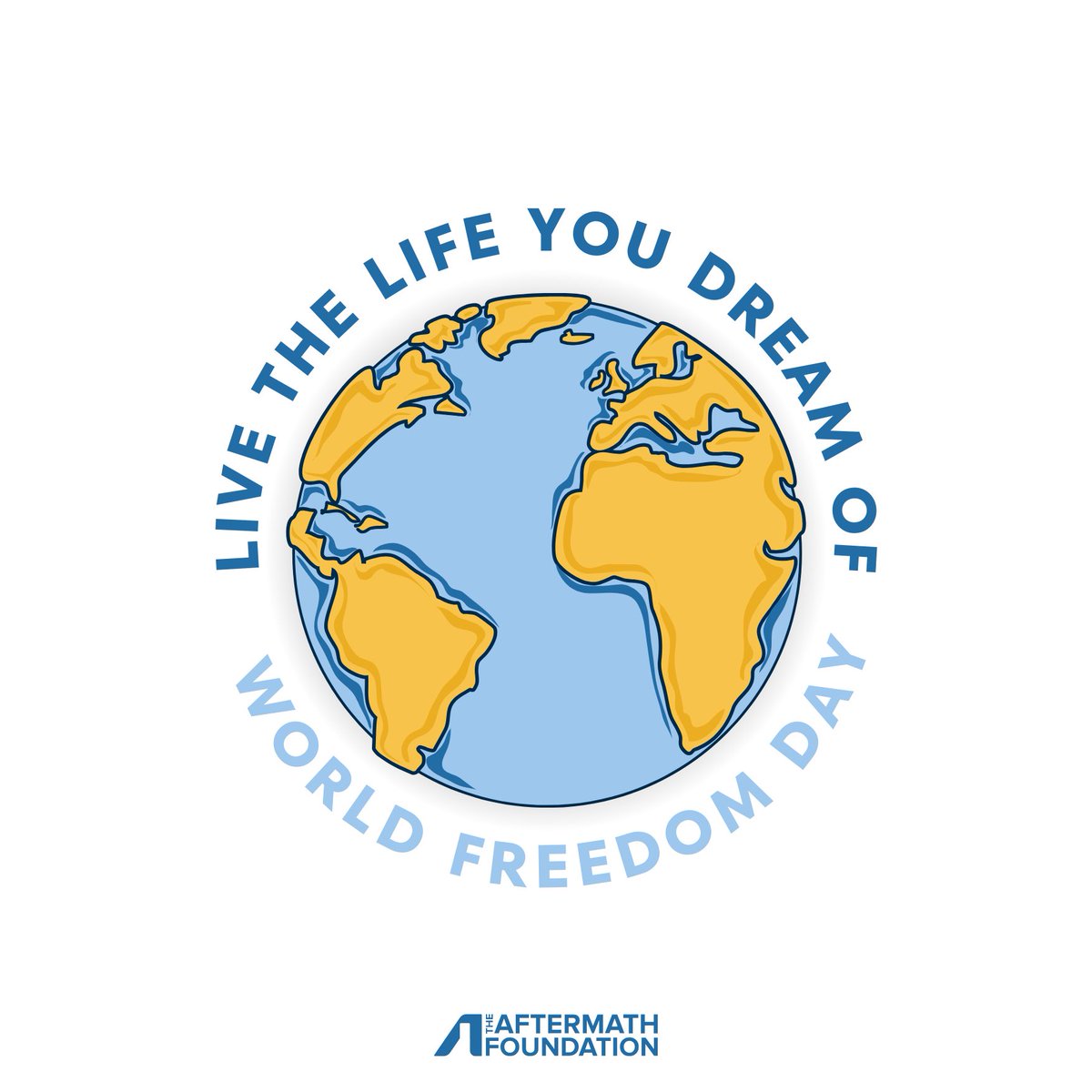 AftermathFdn's tweet photo. World Freedom Day is tomorrow. 

We believe that people deserve freedom from high control groups and to create the life they have always dreamed of.

We aim to help those who want to leave Scientology and the Sea Org while they’re getting on their feet in the outside world. https://t.co/8bxPke4KXe