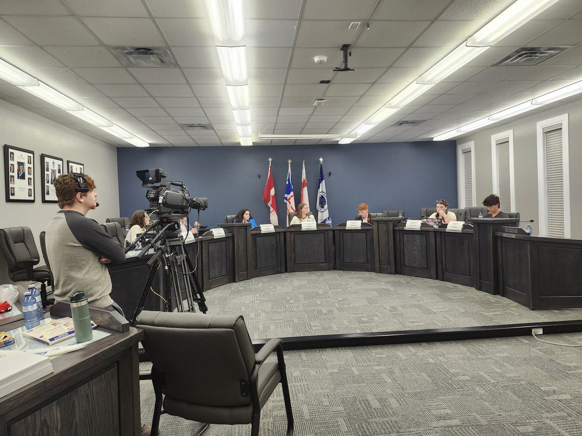 Today, <a href="/MunicipalNL/">MNL</a> and <a href="/nlyouthparl/">NL Youth Parliament</a> are working together to host a youth municipal council meeting at our conference in Gander.