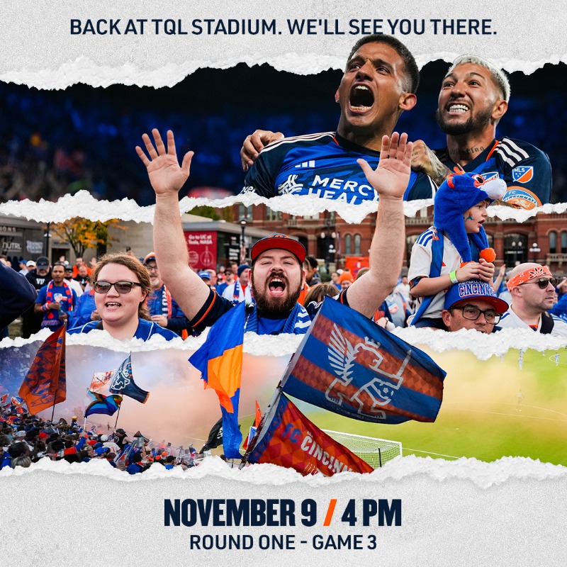 fccincinnati's tweet photo. 🎟️ TICKET GIVEAWAY 🎟️

Retweet and like this post to enter to win 2 tickets to tomorrow's match vs NYCFC at TQL Stadium!