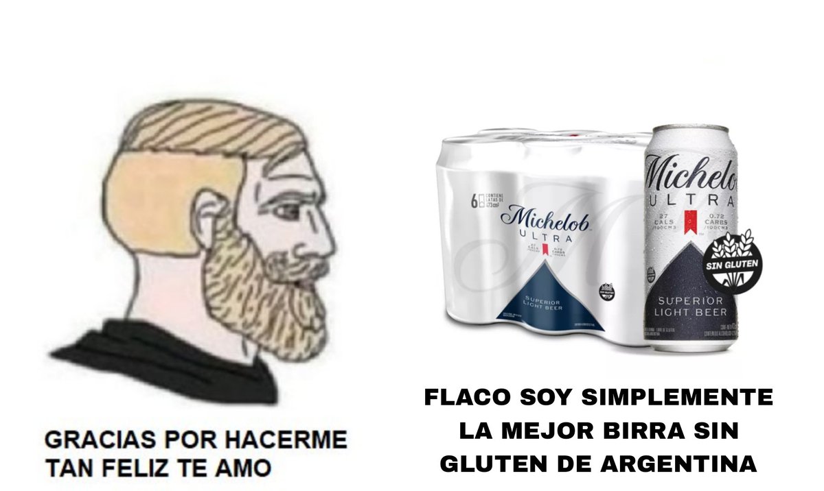 <a href="/MichelobUltraAr/">Michelob ULTRA</a> <a href="/tada_ar/">TaDa Argentina</a> Amo fuerte la birra sin gluten de Michelob, BIRRA CON GUSTO A BIRRA
