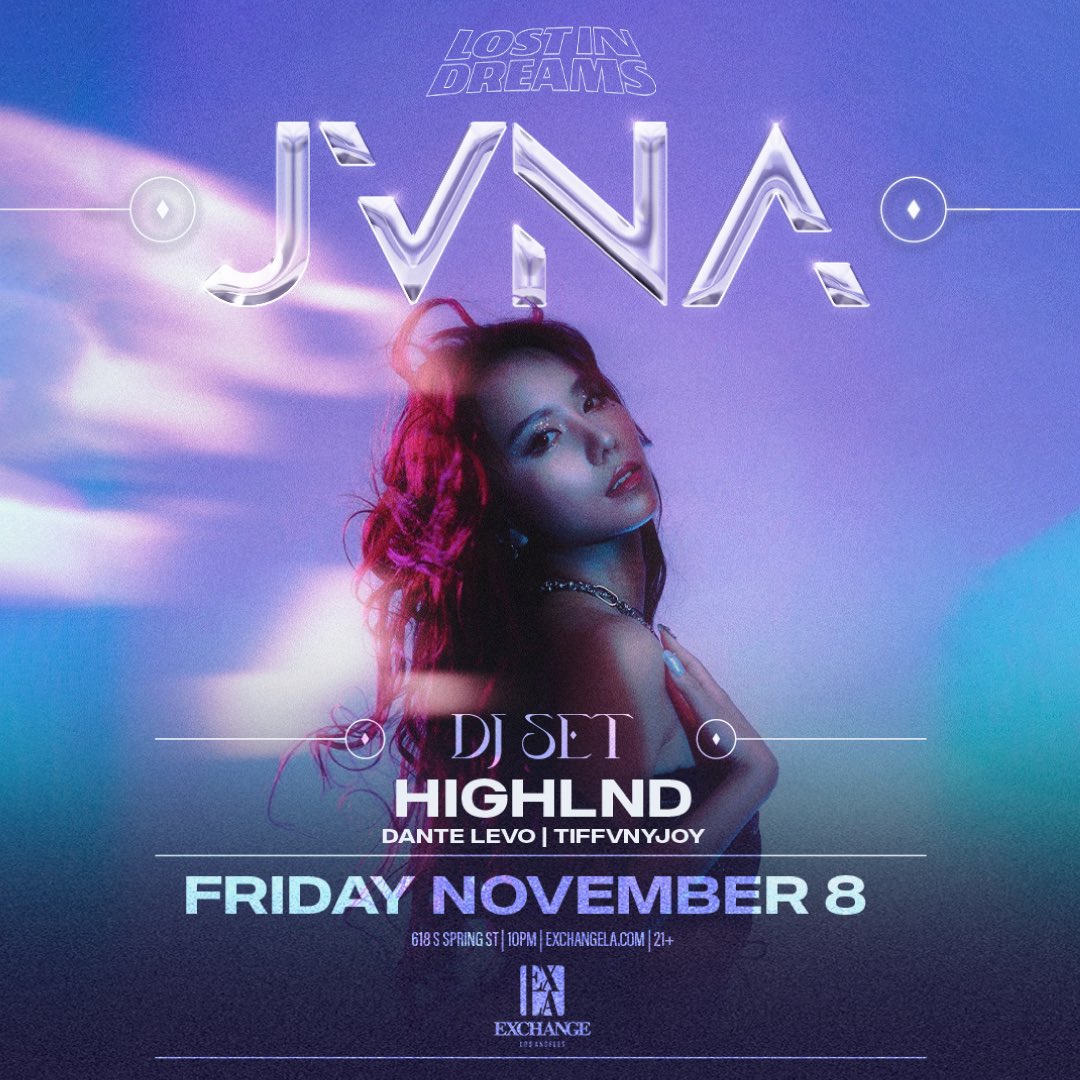 Dante Levo (@dantelevo) on Twitter photo Tonight is the night! I will be closing out the night for <a href="/JVNA/">Jana l JVNA</a> at <a href="/ExchangeLA/">ExchangeLA</a> alongside <a href="/TiffvnyJoy/">TiffvnyJoy</a> and <a href="/HighlndOfficial/">Highlnd</a> ! Make sure to grab those last minute tickets here! See you all there!
Ticket Link: exchangela.com/dantelevo Tonight is the night! I will be closing out the night for <a href="/JVNA/">Jana l JVNA</a> at <a href="/ExchangeLA/">ExchangeLA</a> alongside <a href="/TiffvnyJoy/">TiffvnyJoy</a> and <a href="/HighlndOfficial/">Highlnd</a> ! Make sure to grab those last minute tickets here! See you all there!
Ticket Link: exchangela.com/dantelevo