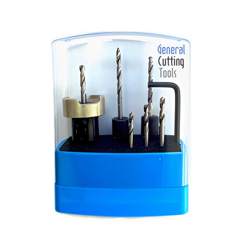 New Amana Set AMS-618 – 7 Pcs Drill Adapter set with stopper and replacement #drills
List Price is $69.95…And they are in stock! 
Click Link to See Our Sale Price!
generalcuttingtools.com/product/amana-…