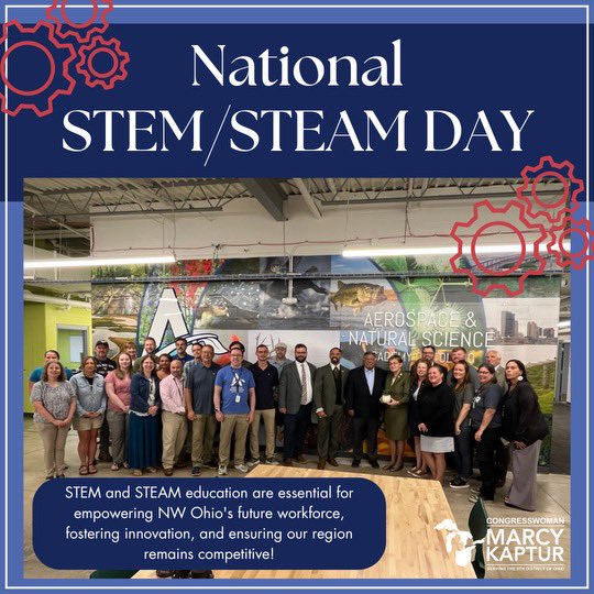 RepMarcyKaptur's tweet image. This #NationalSTEMDay is a reminder of the power of education to shape our future. Through programs like #STARBASE, I’m proud to support STEM partnerships that bring hands-on learning to students across NW Ohio. Let’s continue to build a skilled and inspired American workforce.