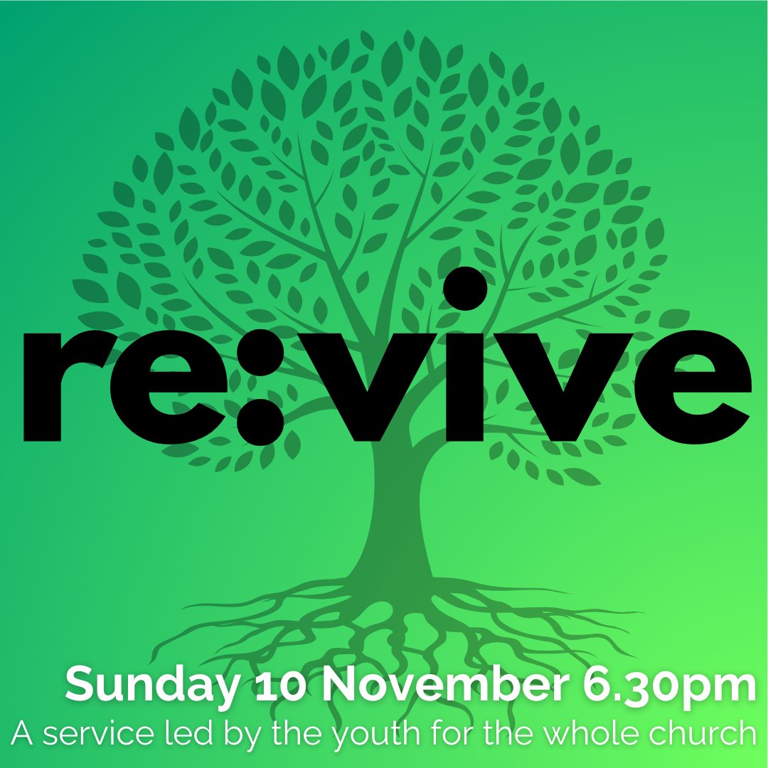 Our next youth service is taking place this Sunday evening at 6.30. We're really looking forward to a great night worshipping God, and being led by our amazing young people.

We hope to see you there!