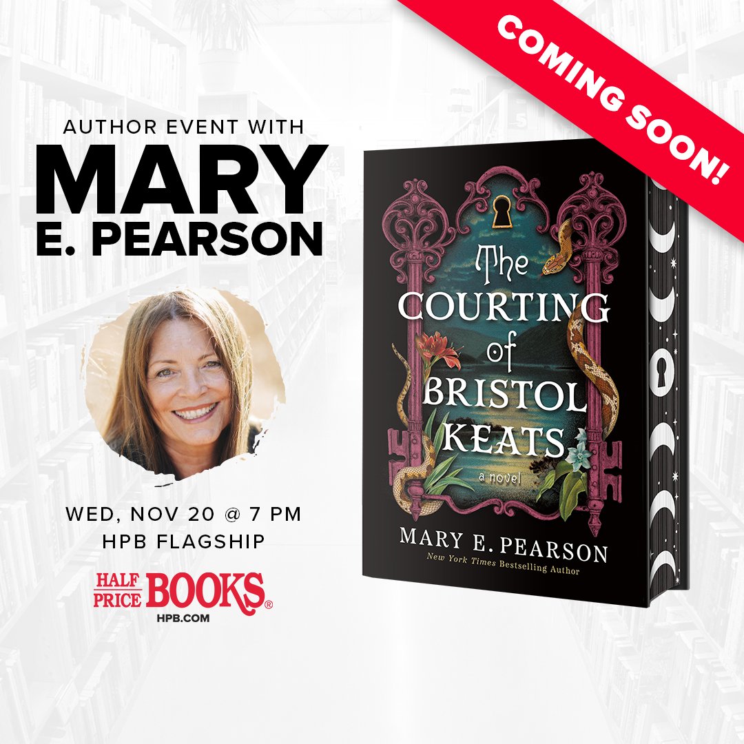 Meet NYT bestselling author <a href="/marypearson/">Mary E. Pearson</a> at the HPB Dallas Flagship on November 20! She'll tell us about the secrets (and sizzle) found in her new novel, The Courting of Bristol Keats. Get tickets on Eventbrite: ow.ly/wt8G50U3q8p