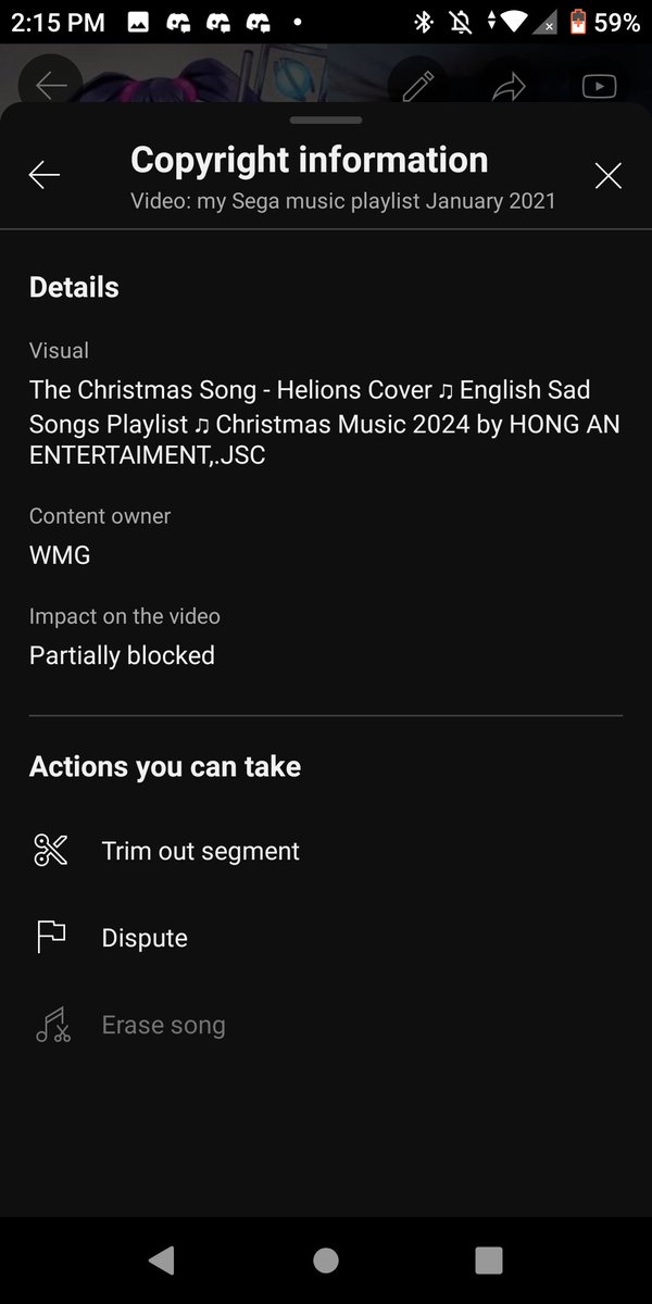 Thewcse's tweet photo. @TeamYouTube  I need help I've been issued a false claim on a 3 year old video and the claimant owns none of the music in this video nor is any of the music that they're claiming is used in the video actually used please help https://t.co/oATMR7WRwC