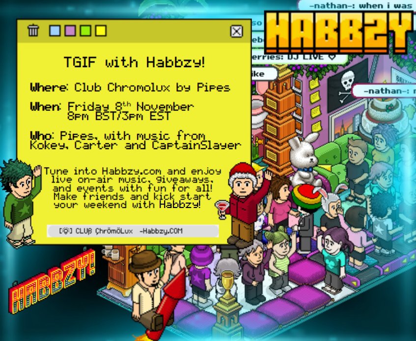 Half an hour until I'm back on air! 
WE MADE IT TO THE WEEKEND!! 🥳🥳

habbzy.com