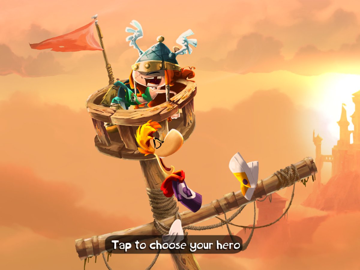 RayCarrot's tweet photo. Thanks to @ICUP7612, who got the early build of Rayman Adventures decrypted and working, we now have some screenshots from it!

What's the most interesting is that The Captain doesn't exist and Rayman and Barbara don't have their adventure costumes. https://t.co/8ADrBLBZZL