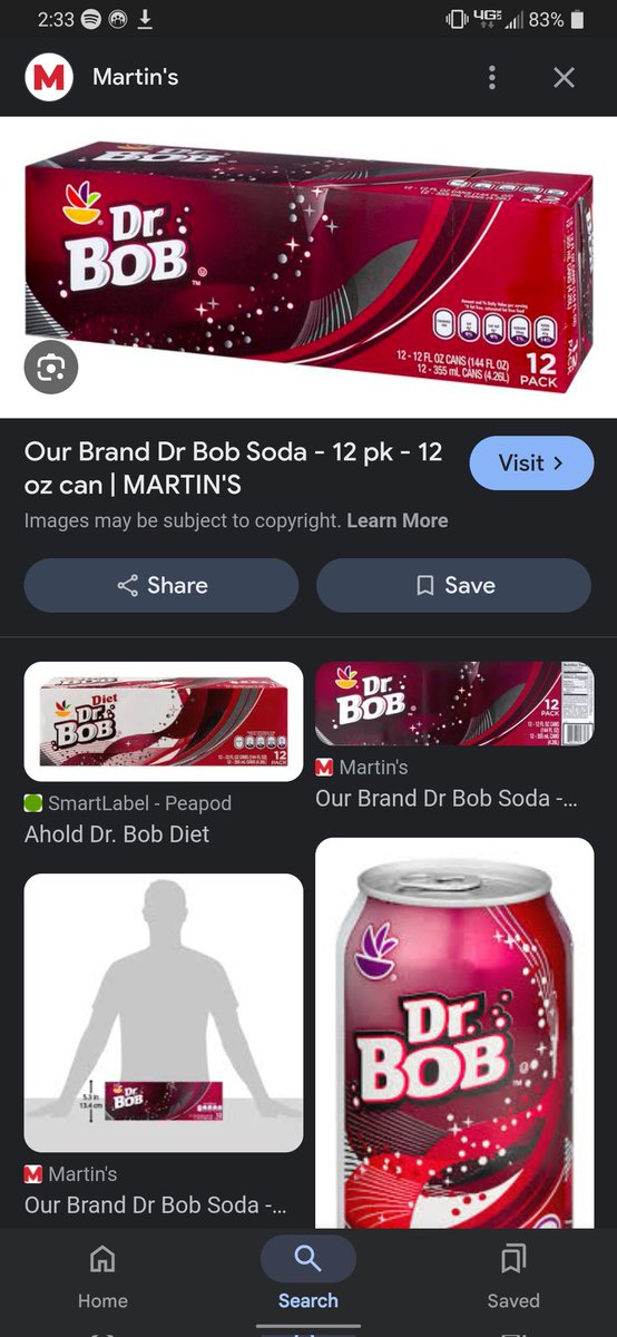 meaghanxcx's tweet photo. @whoweekly hi I need you to know that stop and shops store brand Dr pepper is called Dr. Bob xoxox https://t.co/y2ZiqxXulO