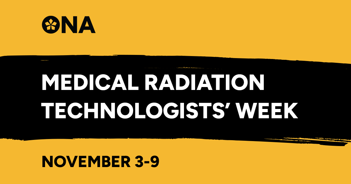 ontarionurses's tweet photo. It's Medical Radiation Technologist Week! Our thanks to MRTs for all you do for Ontarians, including imaging and radiation-related treatment services—all professionally delivered with skill and care. Happy #MRTWeek2024! #MRTWeek
https://t.co/95r8DAFIXX https://t.co/tbPkuocJWo