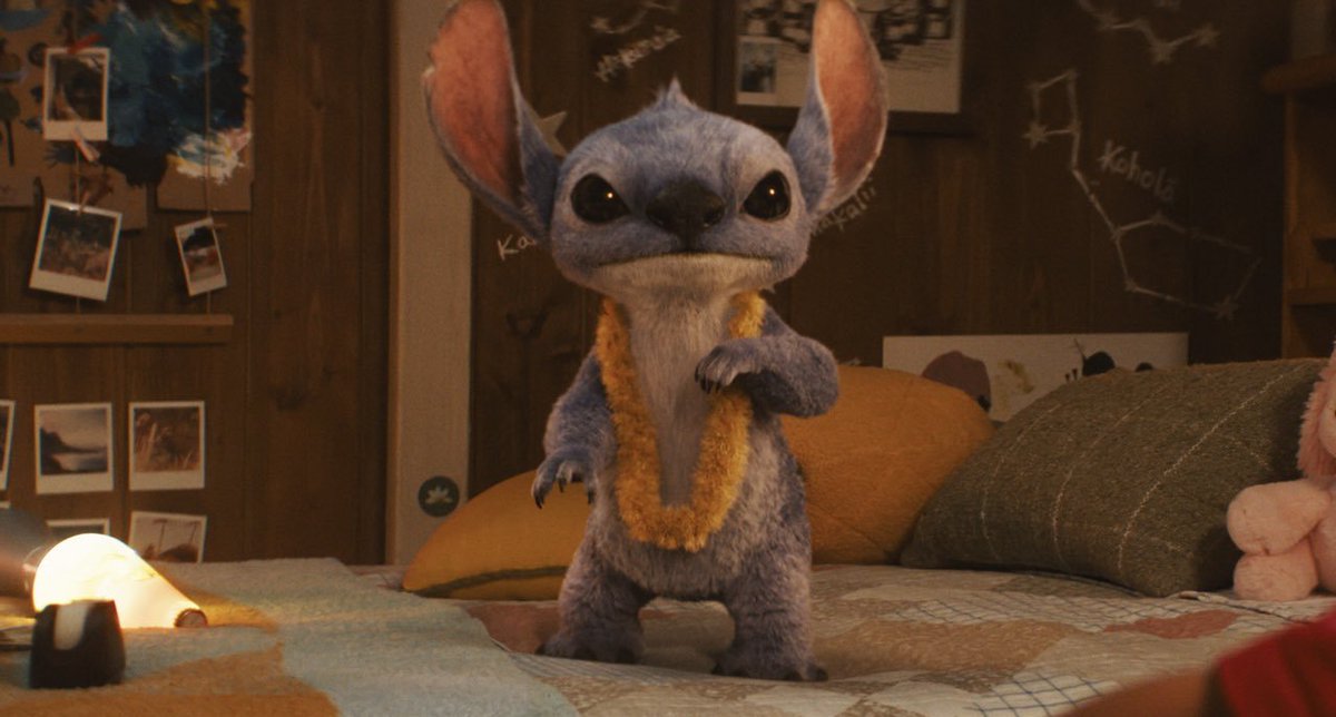 CultureCrave's tweet photo. First look at Stitch in the live-action #LiloAndStitch movie https://t.co/bqilRnUct4