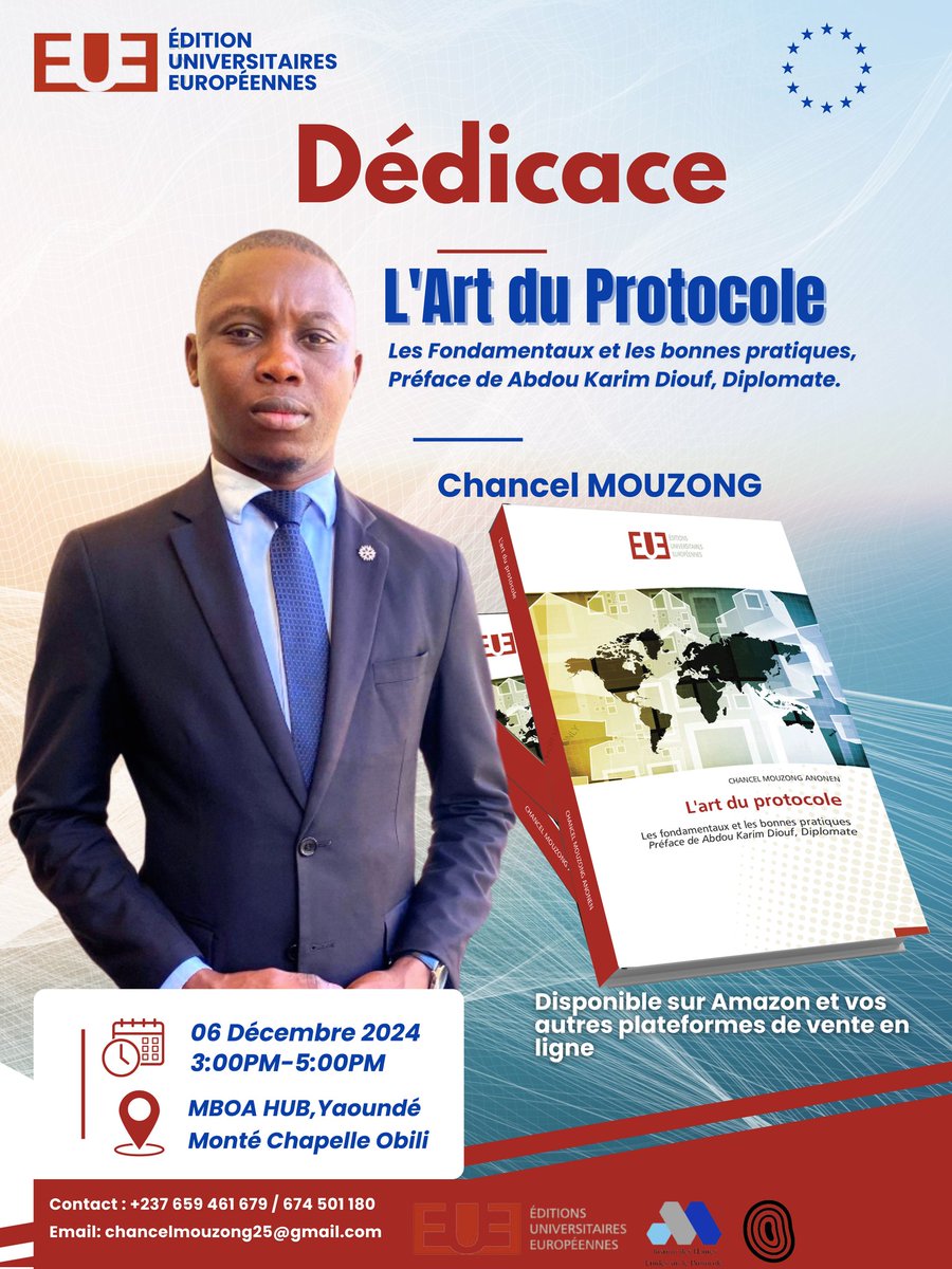 CMouzong's tweet photo. 🟢🔴🟡[𝗗É𝗗𝗜𝗖𝗔𝗖𝗘] 💫💫📖📚

Dans l'univers de la diplomatie où chaque geste a une signification et chaque mot une importance capitale, 𝗖𝗛𝗔𝗡𝗖𝗘𝗟 𝗠𝗢𝗨𝗭𝗢𝗡𝗚, internationaliste et universitaire, y a puisé de l'inspiration pour nous édifier. https://t.co/X5qEes37dt