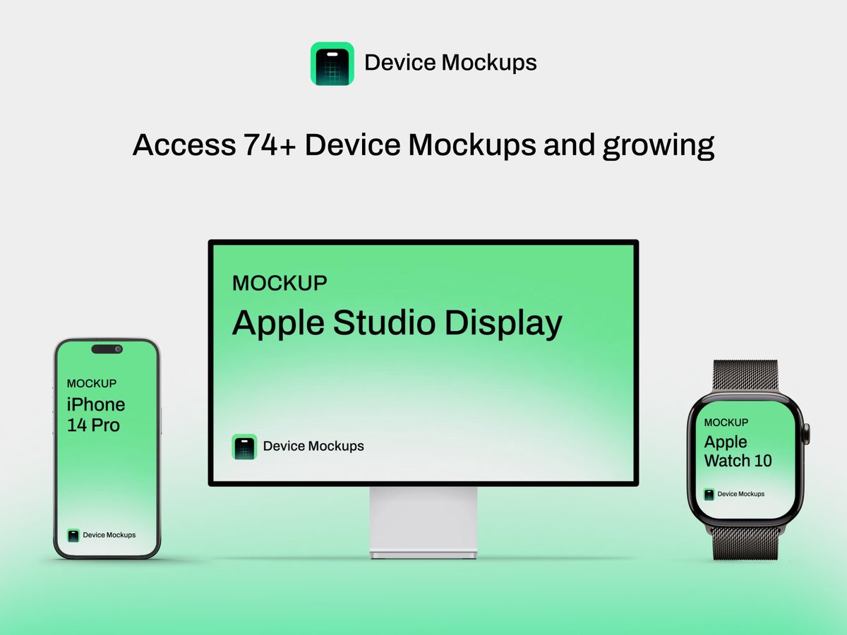 Big day! Plugin launch and Giveaway! 🥳

Chris <a href="/nutbeen/">nutbeen</a> and I just submitted our first <a href="/framer/">Framer</a> plugin—the first plugin for Device Mockup components! It should be live in a couple of days.

It includes 74 standalone device mockups and 24 beautifully animated scenes, easy to