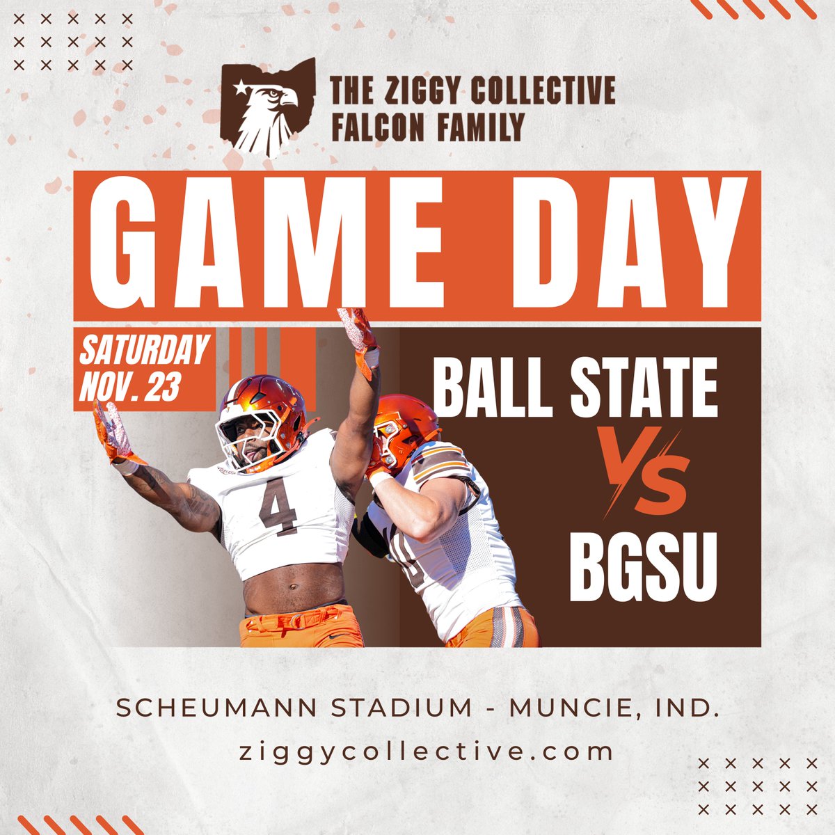 The Ziggy Collective (@ziggynil) on Twitter photo ๐ GAME DAY ๐
๐Ball State
๐
Tues., Nov. 23
<a href="/BG_Football/">BGSU Football</a>
#BGSUFootball #ZiggyCollective #ToTheMoon ๐ GAME DAY ๐
๐Ball State
๐
Tues., Nov. 23
<a href="/BG_Football/">BGSU Football</a>
#BGSUFootball #ZiggyCollective #ToTheMoon