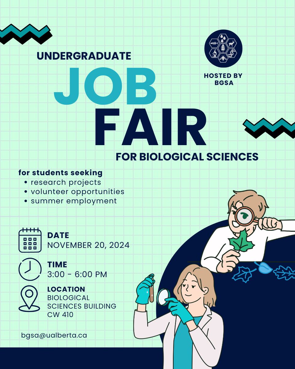 UAlberta Biology Graduate Students Association tweet media