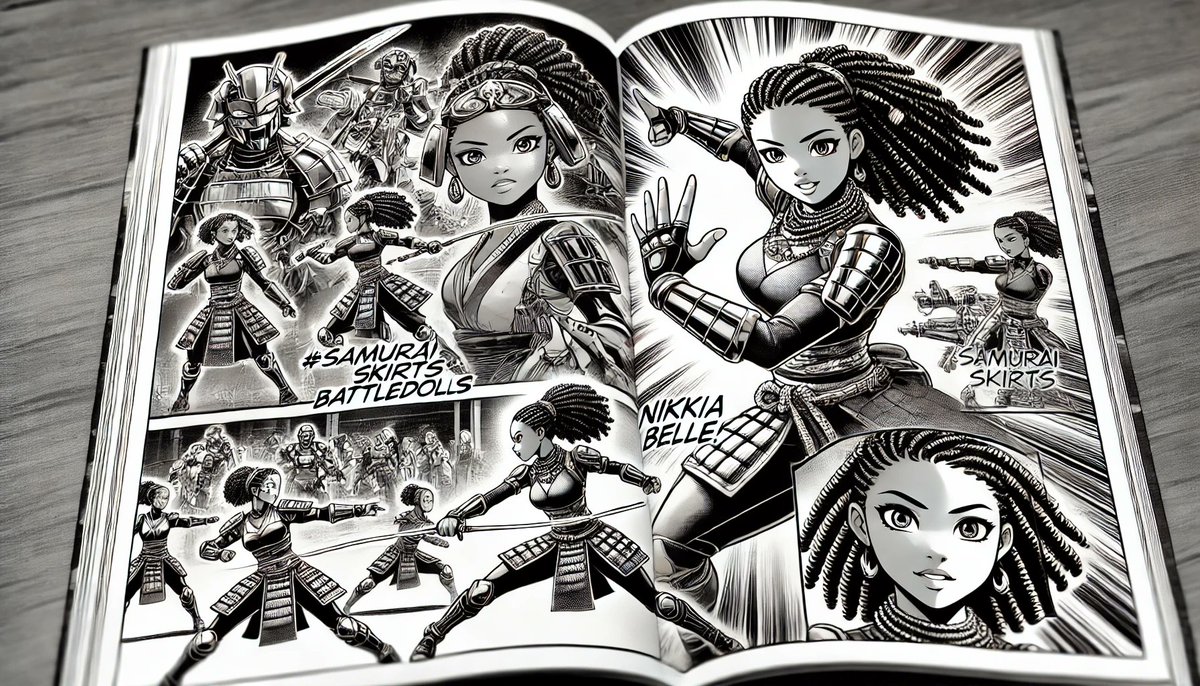 bambiprescott's tweet photo. @TarantinoWorld https://t.co/A43uq3ZntJ
#SamuraiSkirtsManga #NikkiaBelle #BebeKiddo #SamuraiSkirts #Bandai @SquareEnix #HattoriHanzo #DressBlades #LegendOfTheFourWinds 
#MoBA #BattleArena #Online #BattleDolls #Manga #DearDearestBrands #Playstation7 https://t.co/SC24QdIy8j