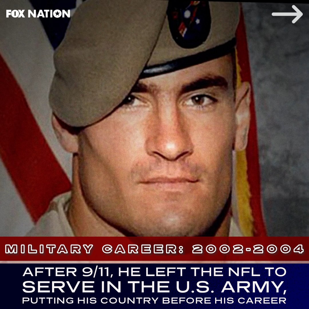 foxnation's tweet photo. Pat Tillman played for the love of the game, but chose to serve for his love of our country. ๐บ๐ธ
Catch #FieldOfValor as @kilmeade shares his story. https://t.co/N6znHUwxwS https://t.co/tBCf8sdO0K