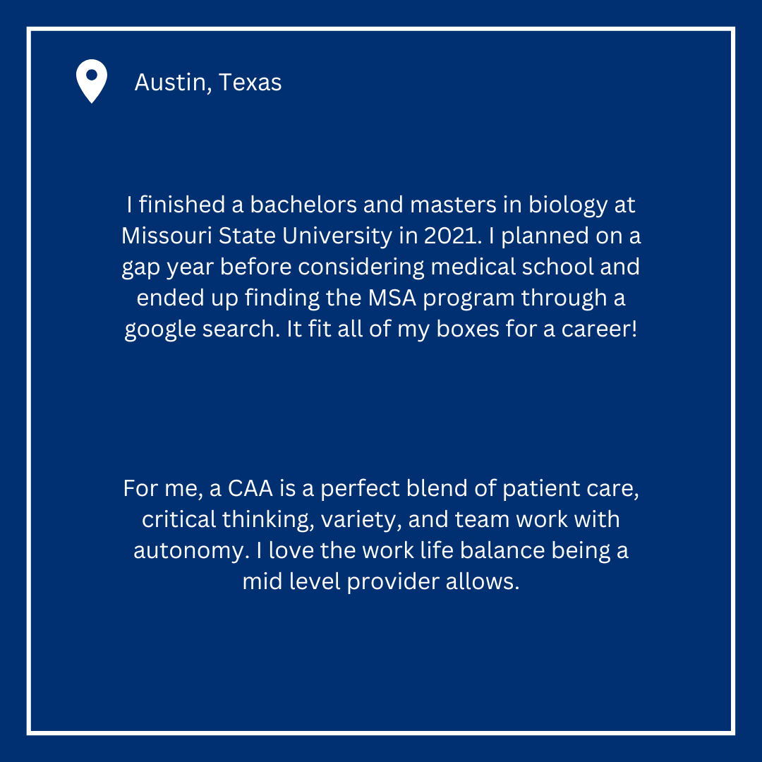 Master of Science in Anesthesia Program tweet media