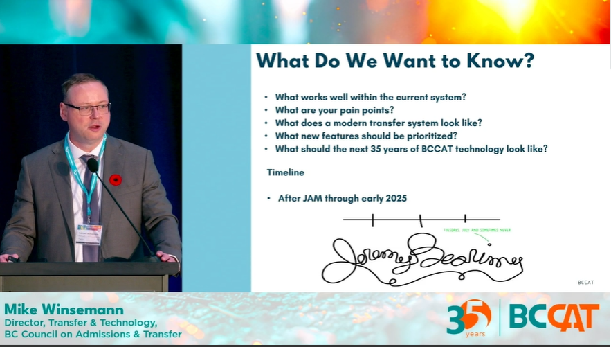 bccat_org's tweet image. Tell us what you want, what you hope for, what do you wish for our #BCTransferSystem?

#BCCATJAM2024 #highered #technology