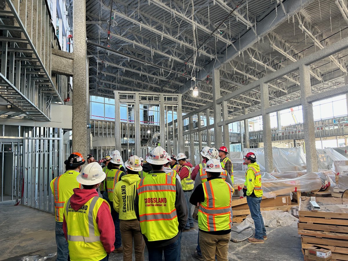 Crossland_Inc's tweet photo. This past week, our #TulsaDivision held field visits for FE’s, Sr. FE’s, Asst. Supers, PE’s, Sr. PE’s, & Asst. PM’s, to explore four current jobsites. They connected with project teams, gaining insights and learning key lessons from each job. #NeverStopLearning https://t.co/gpieVLPe62