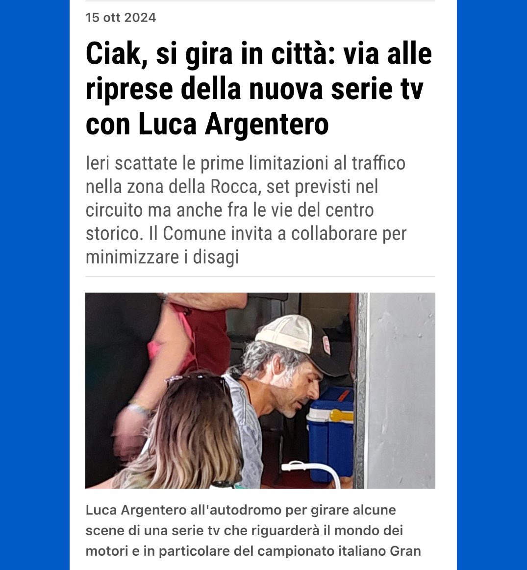 GiovannettiSofi's tweet photo. 🎥🎬 Una nuova entusiasmante esperienza in cui sono presente sul set come attrice comparsa!😀
Nel 2025, su Netflix!
#staytuned ❤️
Articolo completo: https://t.co/4O7czdsYqB
#film #attori #comparse #passione #divertimento #set #actors #italia #imola #mugello #tv #netflix #italy https://t.co/gZ9RwcUch2