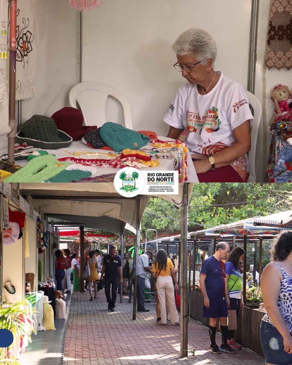 rnsethas's tweet image. A SETHAS participa da 2ª Feira Potiguar da Agricultura Familiar e Economia Solidária.

Os empreendimentos da EcoSol estão expondo seus produtos na Praça de Alimentação na estrutura central de eventos do Centro Administrativo. 

Confira mais: instagram.com/p/DCH1cUEPIUV/