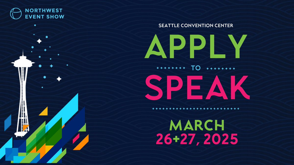 🎙️ Speaker Applications Open! 🎙️ Are you ready to inspire and connect with event, meeting, and hospitality pros? Apply to speak at NWES 2025! Deadline: Dec 15. Apply here: hubs.la/Q02XzSvN0 #NWES2025 #CallForSpeakers #EventProfs #SpeakerOpps