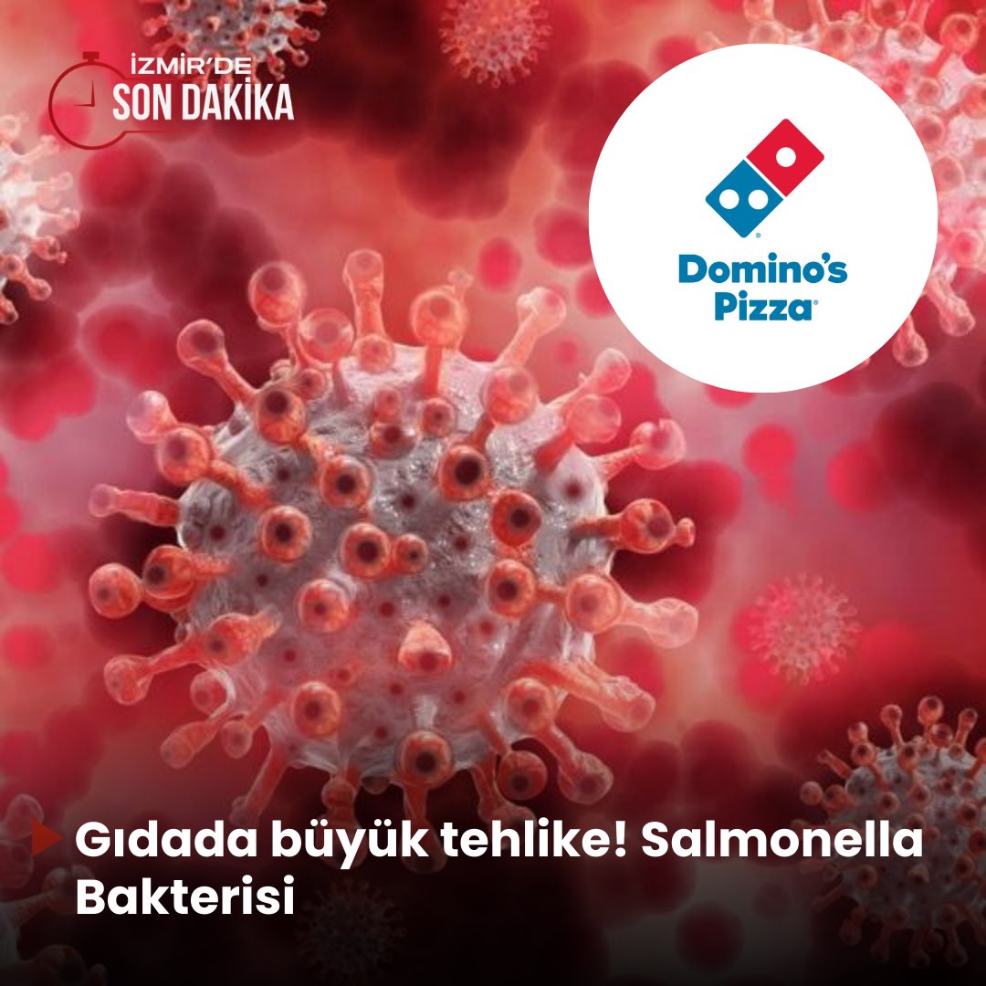 izmirdesondk's tweet image. GIDADA BÜYÜK TEHLİKE! SALMONELLA BAKTERİSİ 

Kanada'daki Dominos Pizza'nın bir pizzasında öl*mcül Salmonella Bakterisi tespit edildi.

#pizza #kanada #virüs #bakteri #sağlık