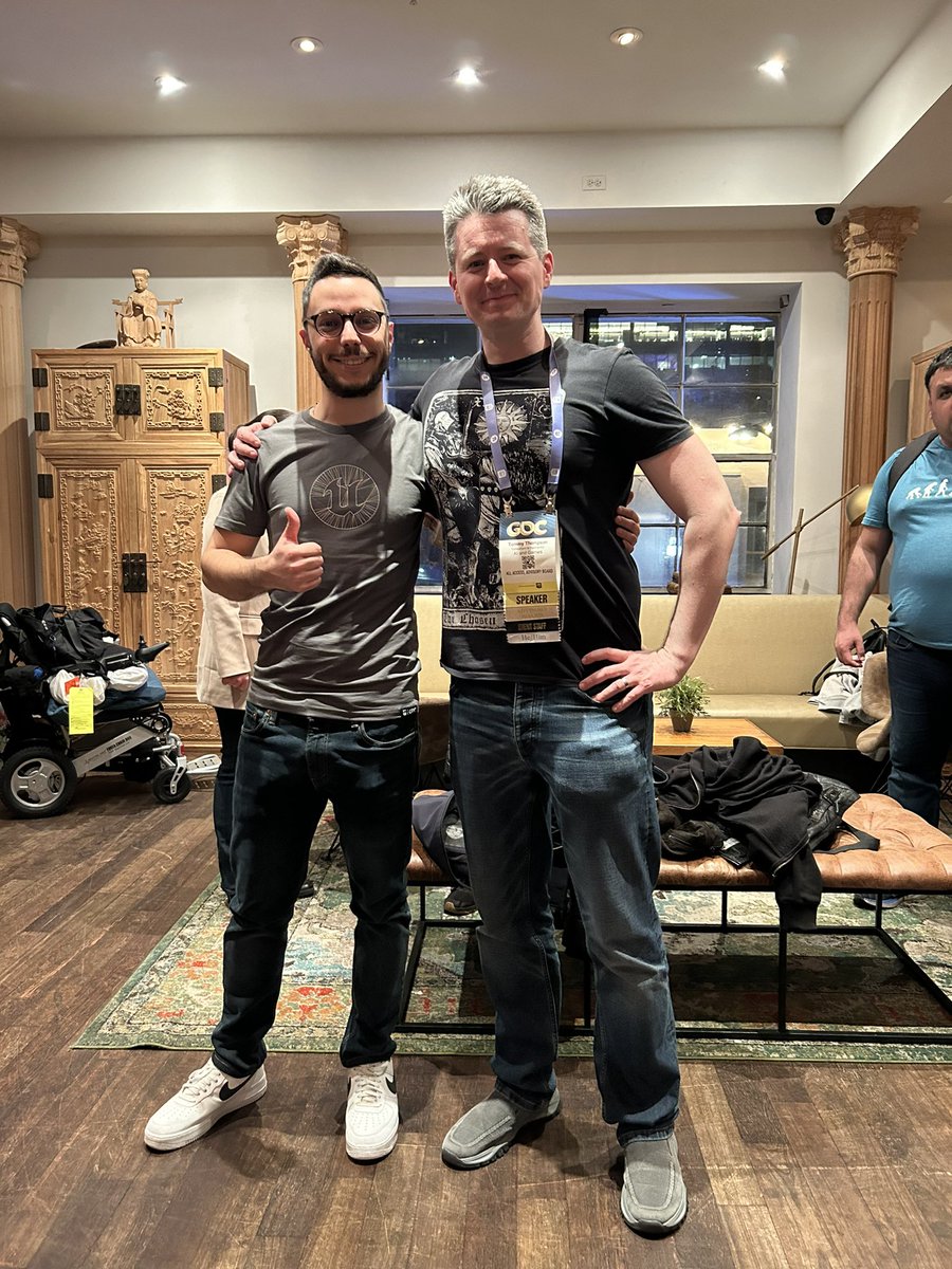 AndreaTux's tweet image. Shout out to this guy for bringing the game AI community back together in Europe!
On March he was thinking about doing a conference, in November he smashed it.
Thanks to all @AIandGames conference organisers!