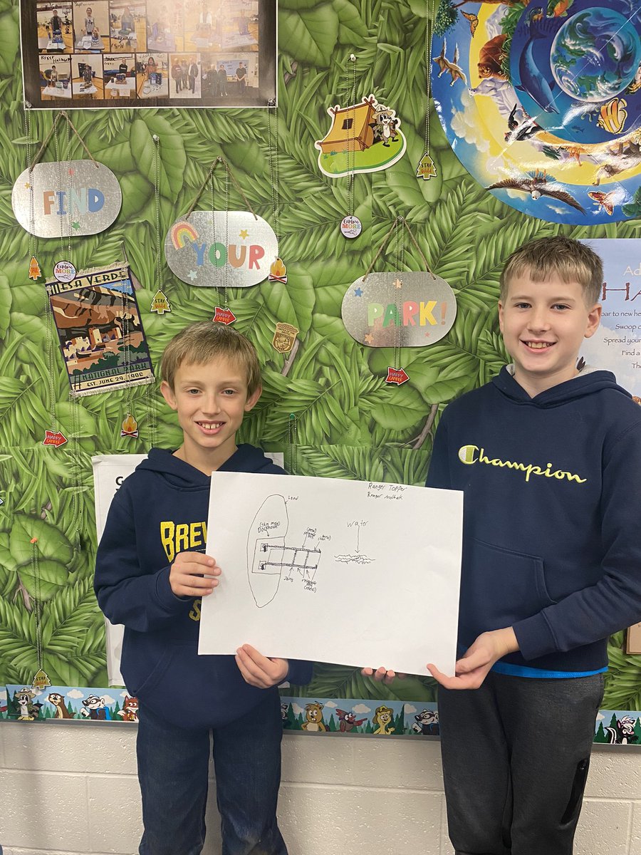 National Park Expedition Challenge.   Today we made a prototype of a dock. We made it so that it can retract in the winter so it does not get destroyed. Thank you @dacia92 for the fun activity. #natparkchallenge