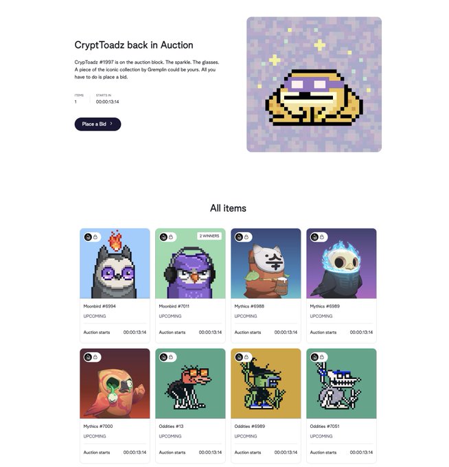 Talons Marketplace Returns with New NFT Auctions
