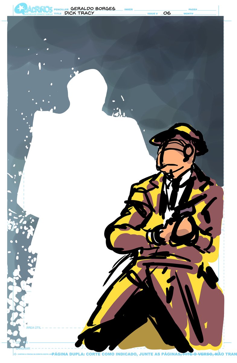 geraldohsborges's tweet image. X-ray of a cover: Dick Tracy #6, colors by @markenglert
This new arc is really, really awesome!! It´s all I can say at this moment. Courtesy of @MadCaveStudios #artistgo #madcave #dicktracy #comics