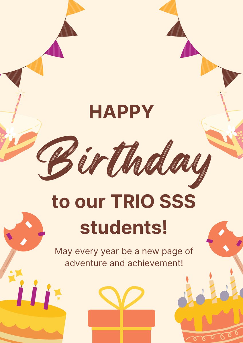 MTSU_SSS's tweet photo. Happy birthday to our wonderful TRIO SSS students! These amazing people are:
- Journee Nobles-Lander
- Nina Stothoff
- Shamso Hussein
- Summer Miller
- Mary Hanna
- Alexis Mann
- Ziona Wofford
- Christina Askew
- Riley Painter

Have a wonderful day! https://t.co/WStEeENaqu