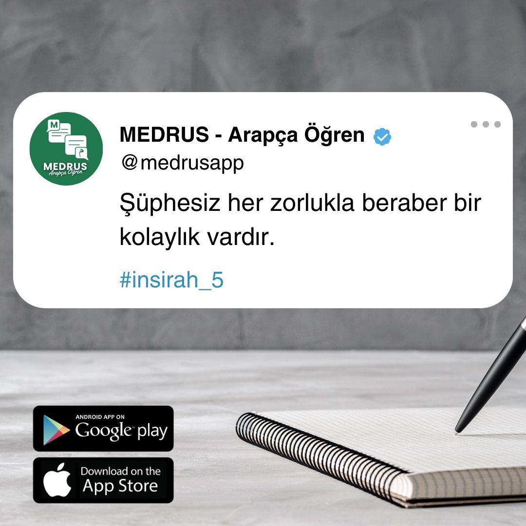 Medrusapp's tweet photo. Şüphesiz.

 #arapçaöğreniyorum #arapçauygulama https://t.co/XunkwNKHjx