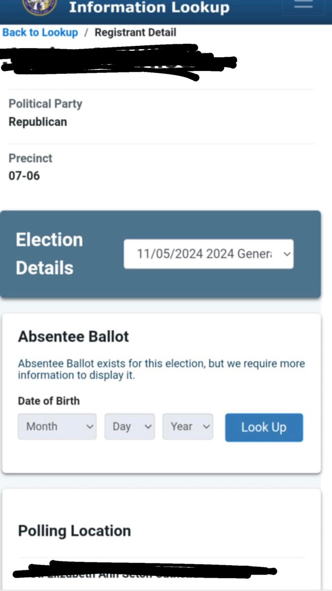 xIamAmethystx's tweet photo. OH HELL NO CHECK UR REGISTRATION INFORMATION I WAS REGISTERED AS A DEMOCRAT VOTED FOR HARRIS HOW TF MY SHIT TURN TO REPUBLICAN?? RIGGED ASF #VoteKamala #Recount2024 #TrumpIsGoingDown https://t.co/FckjW2IgMy