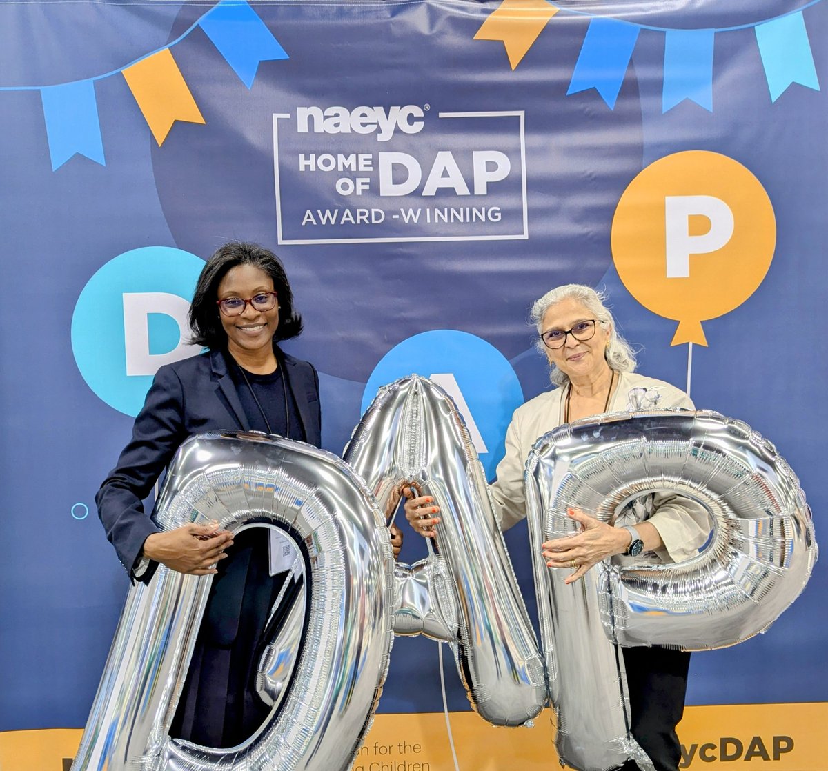 DCAEYC's tweet image. Day two at #naeycAC 2024 was even more fun than the first day! Along w/ discovering great companies and organizations on the Expo floor, we also got to hang out with our friends from @policyequity at their National Partner Mixer! Thank you for your support and partnership!