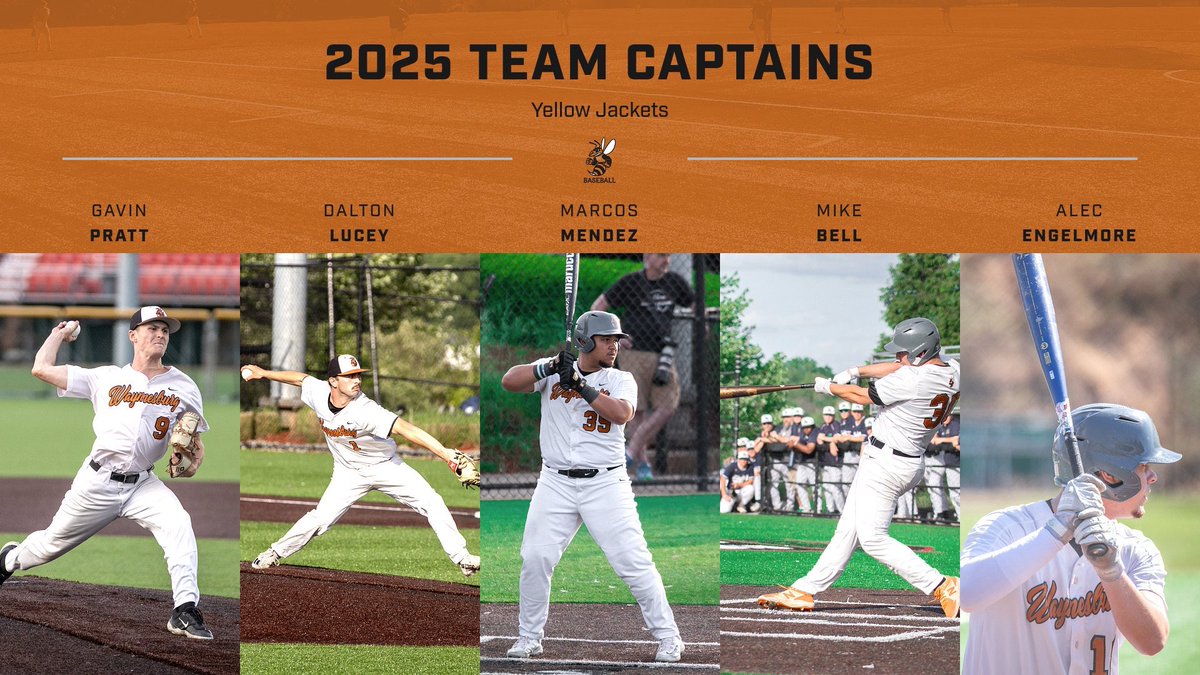 🔥 Announcing our 2024-2025 Team Captains:

<a href="/gavinpratt13/">Gavin Pratt</a> 
@daltonlucey 
<a href="/m_mendez012/">Marcos Mendez</a> 
<a href="/alec/">Alec</a>.engelmore 
<a href="/michael_bell7/">Michael Bell</a> 

These guys bring the JUICE every day—leading us with grit, heart, and hustle. Let’s make this season unforgettable! ⚾🐝