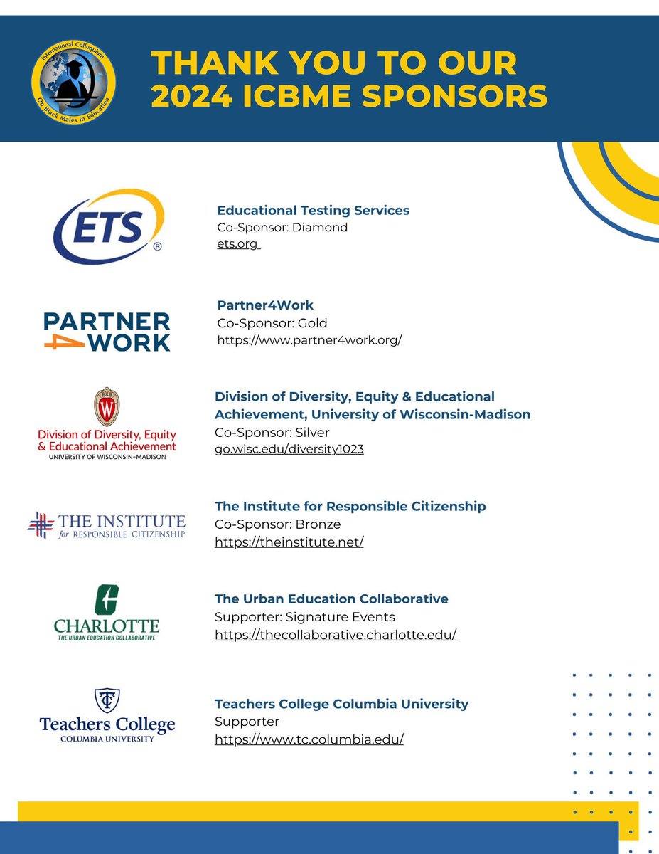 Colloquium on Black Males in Education tweet media