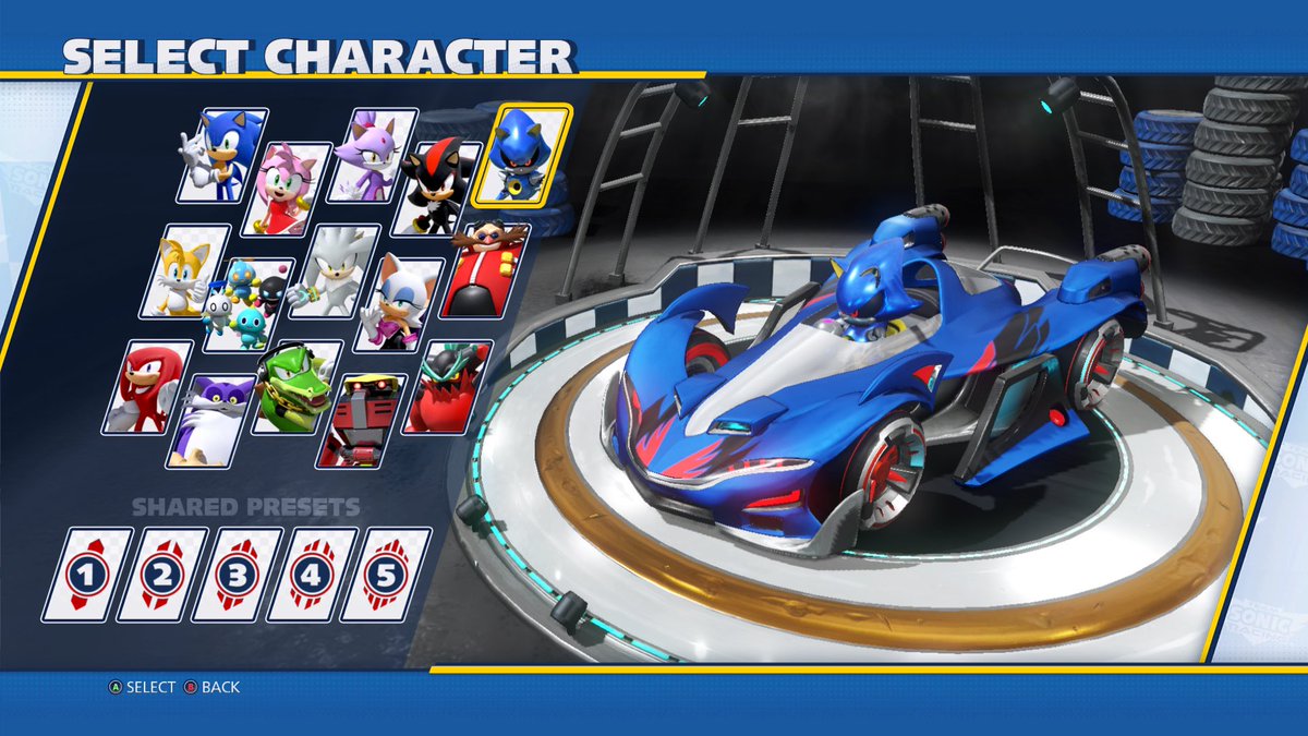 Team Sonic racing customization vehicles i did (i gave these