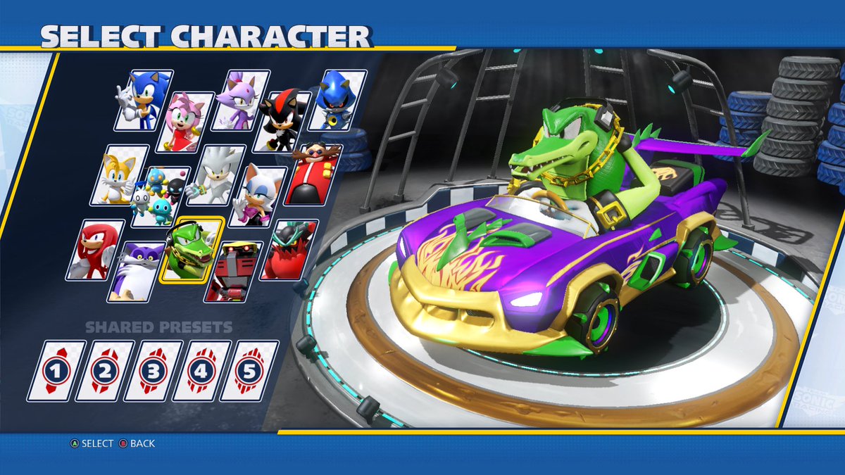 Team Sonic racing customization vehicles i did (i gave these