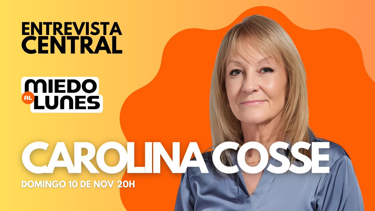 dco_stream's tweet photo. Este próximo domingo a las 20h, recibimos a @CosseCarolina, candidata a la vicepresidencia de la república en Miedo al lunes.

Cómo ve este último tramo de la campaña de cara al balotaje, qué proyecto de país propone el @Frente_Amplio respecto de las propuestas de la Coalición Republicana. Esta y muchas preguntas más que vos también vas a poder hacerle.

⚡️ El domingo ya sabés…
🔗 https://t.co/EXaSFGywTN