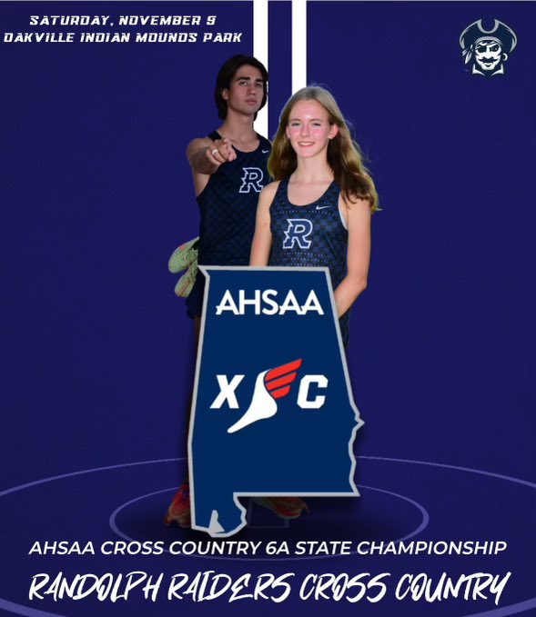 RRaidersCC (@rraiderscc) on Twitter photo 🚨AHSAA 6A State Championships🚨
📆Saturday, November 9th
📍Oakville Indian Mounds Park
🗺️Oakville, AL
🏃🏼♀️🕗 9:10 AM
🏃🕗 10:10 AM
🧑🏻💻XpressTiming.com <a href="/RRaidersAthl/">Randolph Raiders</a> 🚨AHSAA 6A State Championships🚨
📆Saturday, November 9th
📍Oakville Indian Mounds Park
🗺️Oakville, AL
🏃🏼♀️🕗 9:10 AM
🏃🕗 10:10 AM
🧑🏻💻XpressTiming.com <a href="/RRaidersAthl/">Randolph Raiders</a>