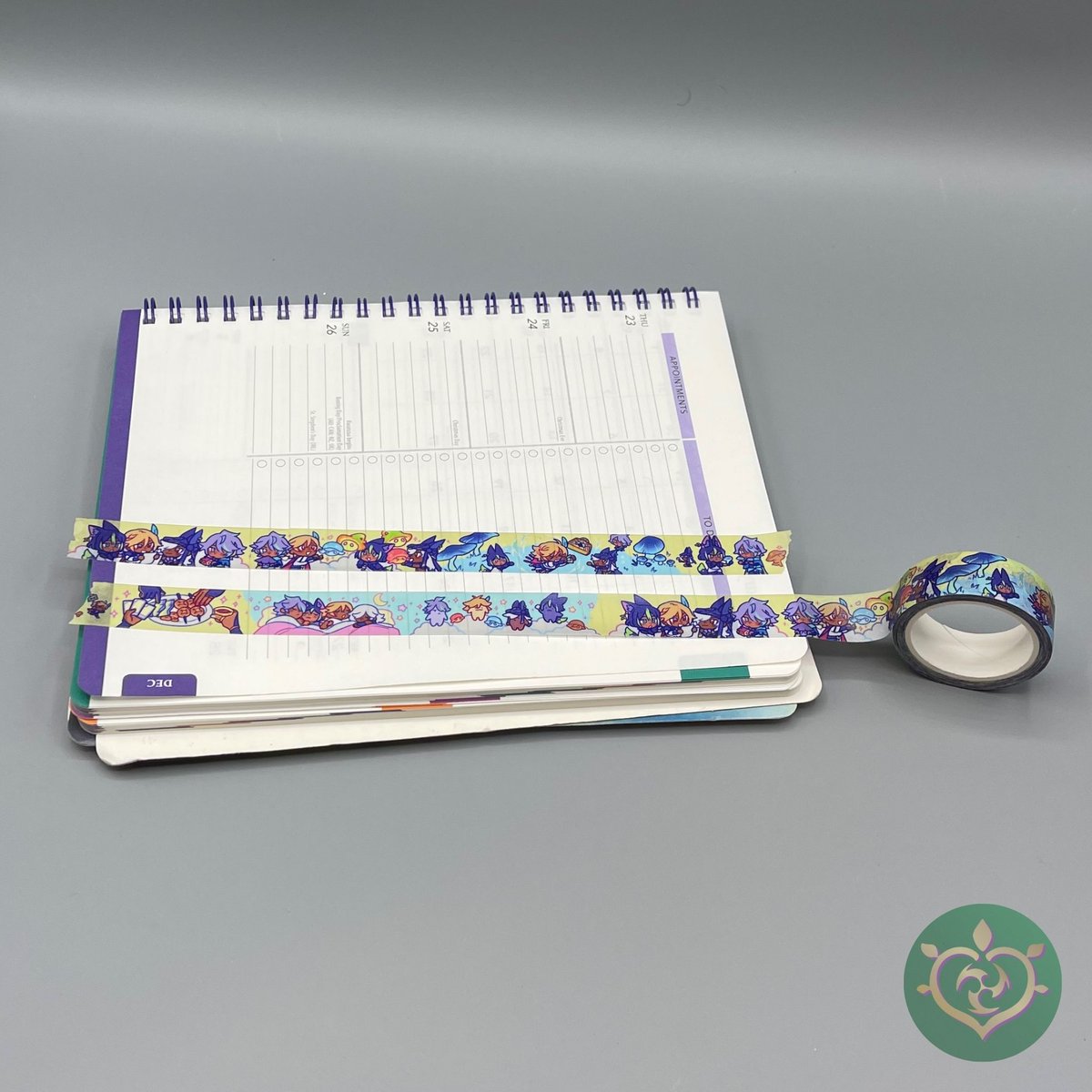 AggravateZine's tweet photo. PRODUCTION UPDATE 🍀

More of our merchandise has arrived at our shipping mod's!

Here's the washi tape and enamel pin 
++ https://t.co/DS7LMKEGoB