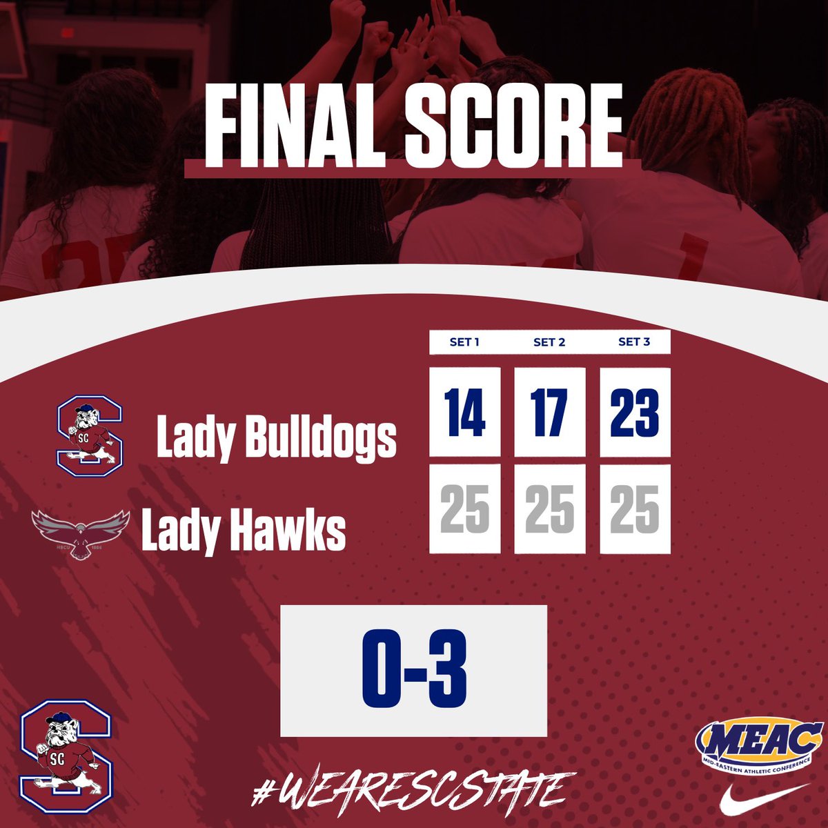 𝐅𝐢𝐧𝐚𝐥.

#FearTheBite | #WeAreSCState | #BulldogTenacity 🐶