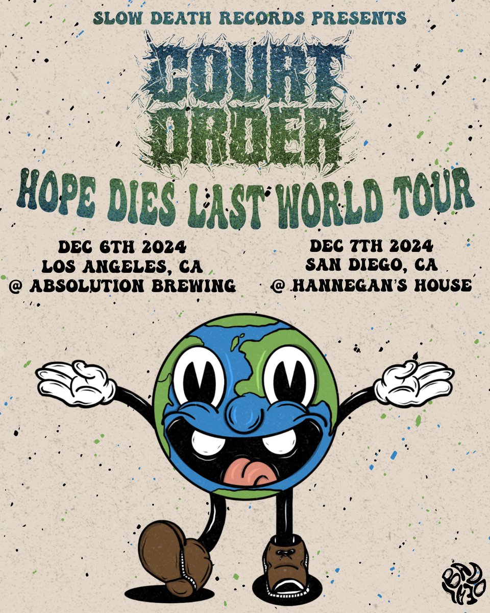 UPCOMING 2024 SHOWS:
Dec 06 Los Angeles, CA @absolutionbrewing
Dec 07 San Diego, CA @hanneganshouse