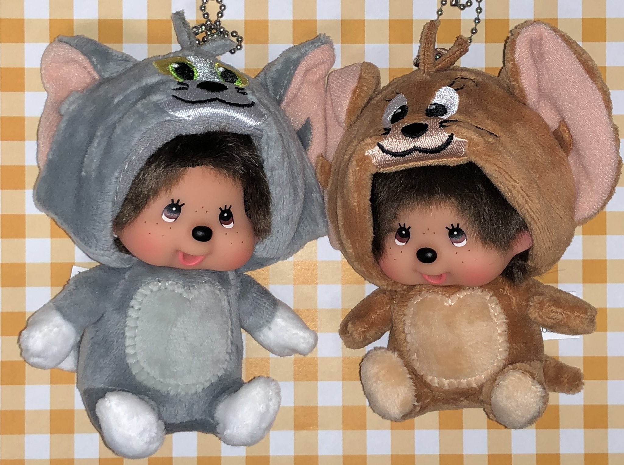 トムとジェリー モンチッチ 顔でかSSキーチェーン 4個セット