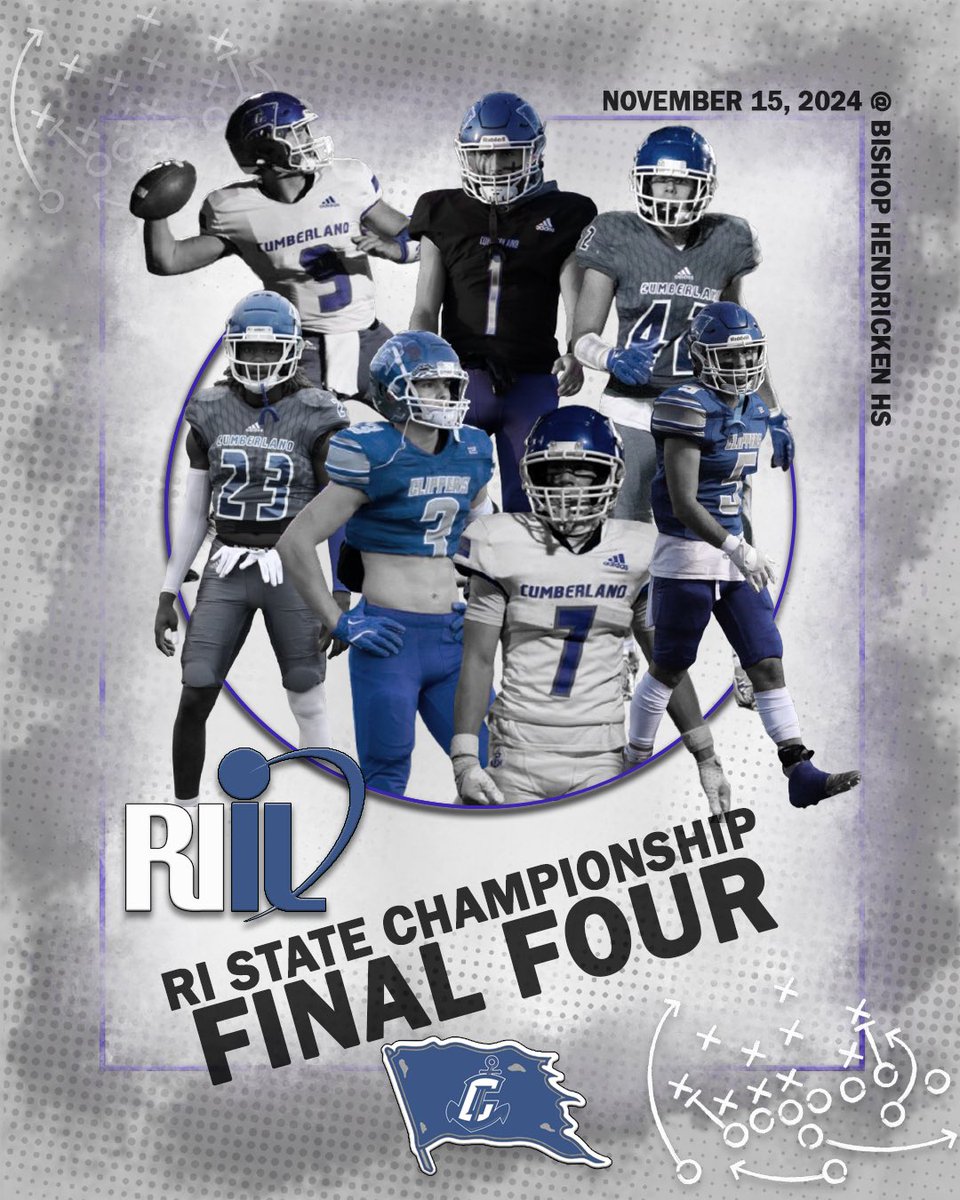 ONE WEEK AWAY…. The Cumberland Clippers will be the ONLY public school in the RI State Championship Bracket. The Clippers travel to Warwick RI next Friday in the State Semi-Finals! #AnchorDown