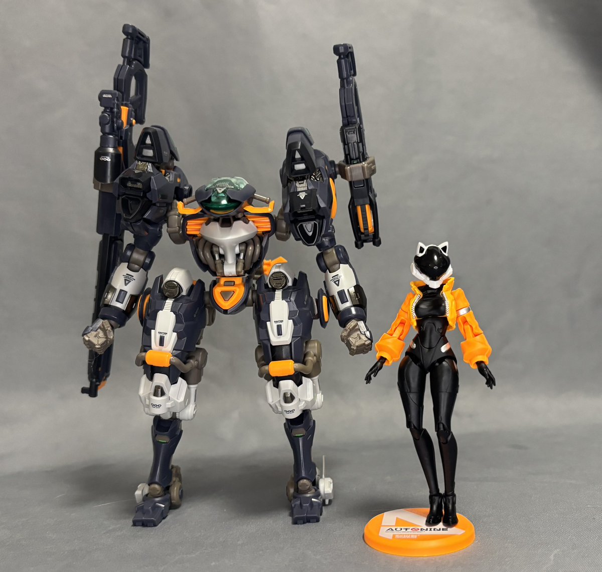 shitopiccyan's tweet image. #ROBOTBUILD の 九號電姫 購入
また悪い癖でネットで一目惚れして よく分からんまま衝動買い
女性ライダーとバイクに手足の付いた様なロボのセットで、組み替えでバイクにもなる
このシリーズ、よくヨドバシとかで見る奴じゃん
コレだけカッコよくて情報が詰まって8千円位だったわ
#核誠治造